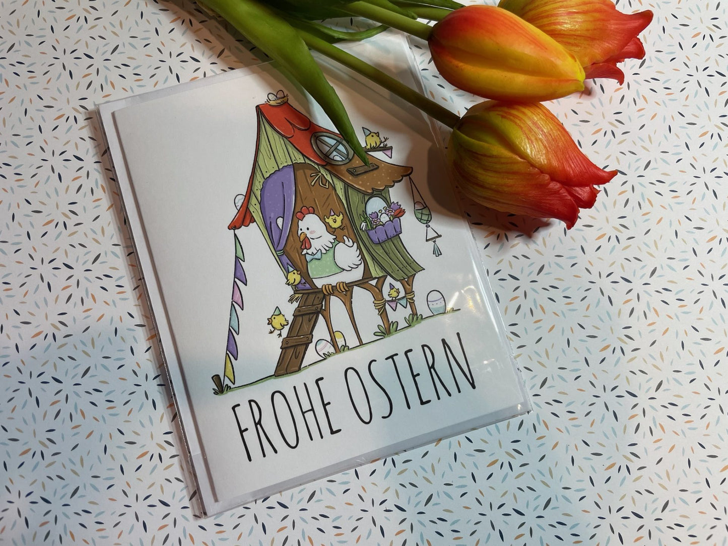 Frohe Ostern - Hühnerhaus