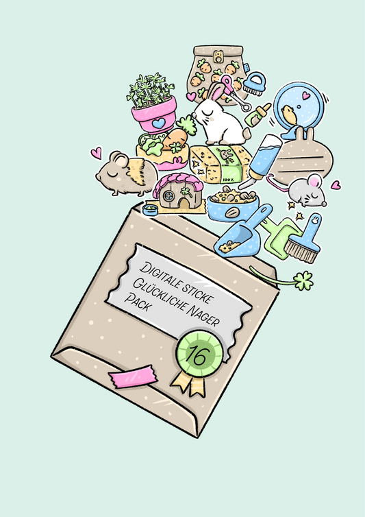 Das glückliche Nager Paket – Wuseliger Charme für deine Planung