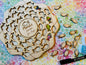 alternatives Gästebuch - Holzpuzzle Fische (20 oder 40 Fische)